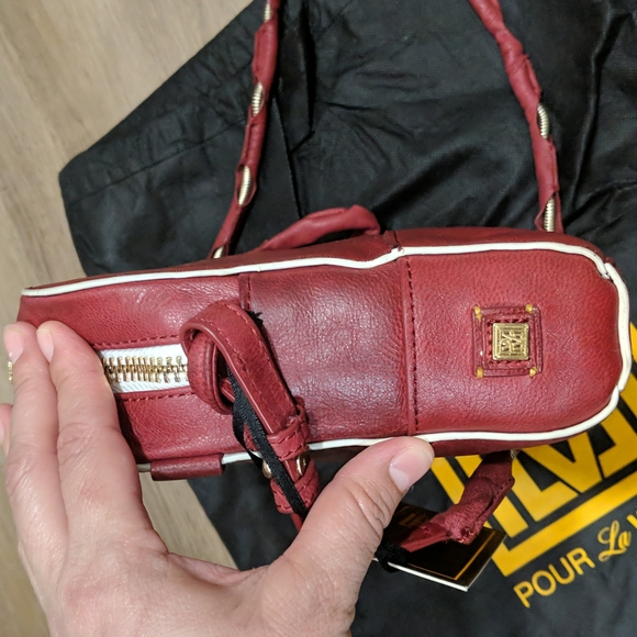 Pour La Victoire leather handbag - Picture 9 of 17